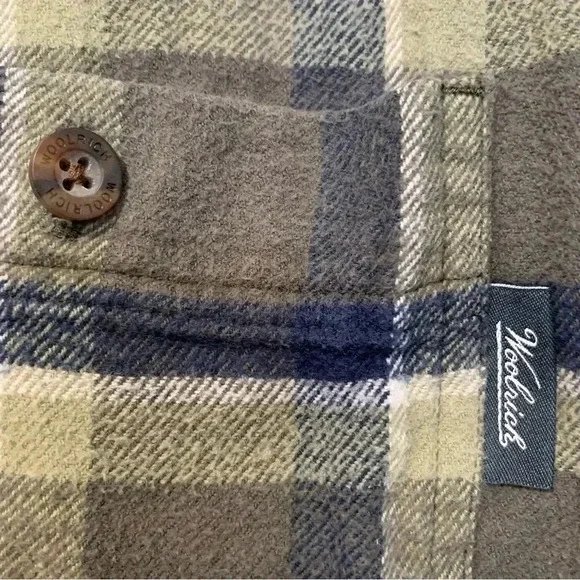 Woolrich plaid 100% cotton flannel shirt - Picture 2 of 6